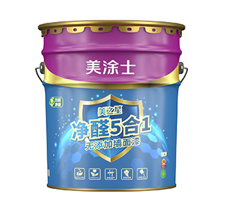 美之星凈醛5合1無(wú)添加墻面漆